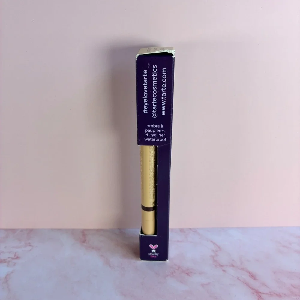 tarte Quick Stick Waterproof Shadow Liner Matte Cream Aubergine 2 in 1 New